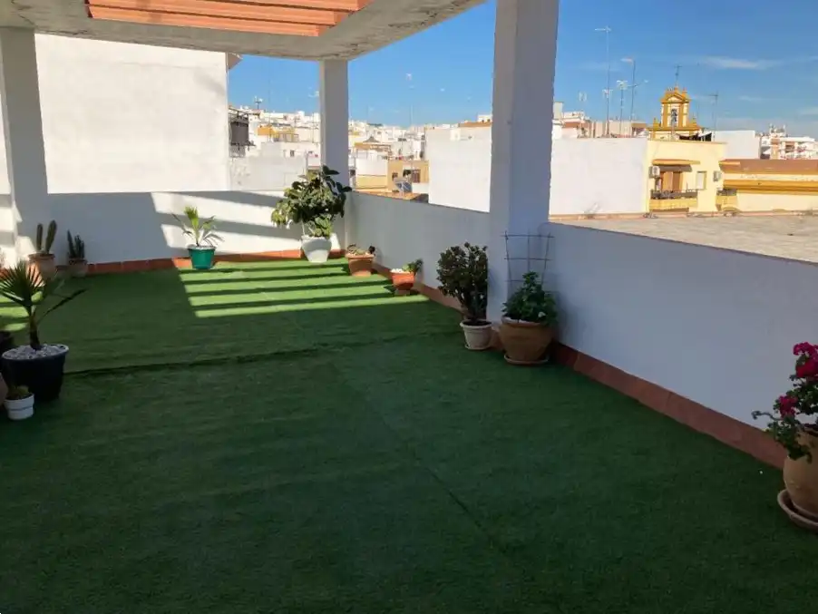 Terrace of Attic for rent in Alcalá de Guadaira  with Air Conditioner, Terrace and Furnished