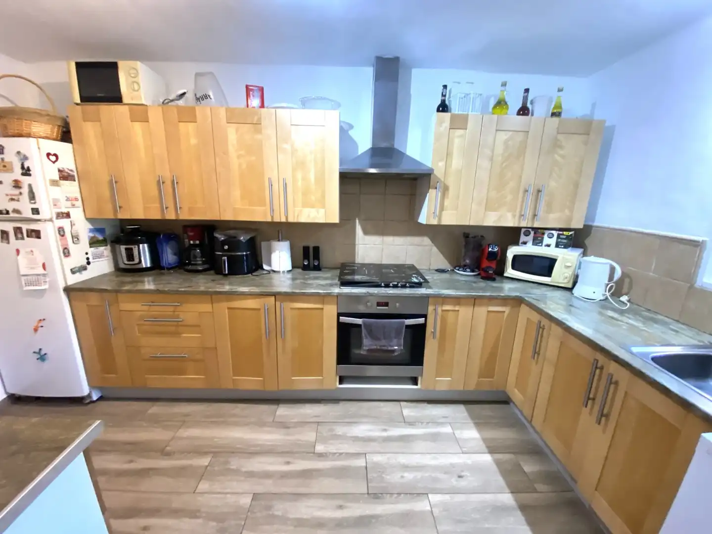 Cocina de Casa o chalet en venta en Sax con Aire acondicionado, Parquet y Horno