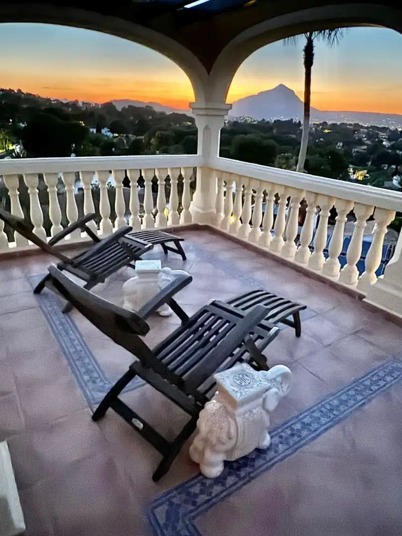 Terrace of Houses for sale in Jávea / Xàbia  with Air Conditioner, Heating and Private garden