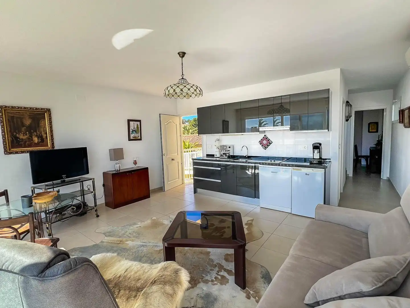 Cocina de Casa o chalet en venta en La Nucia con Aire acondicionado, Calefacción y Jardín privado