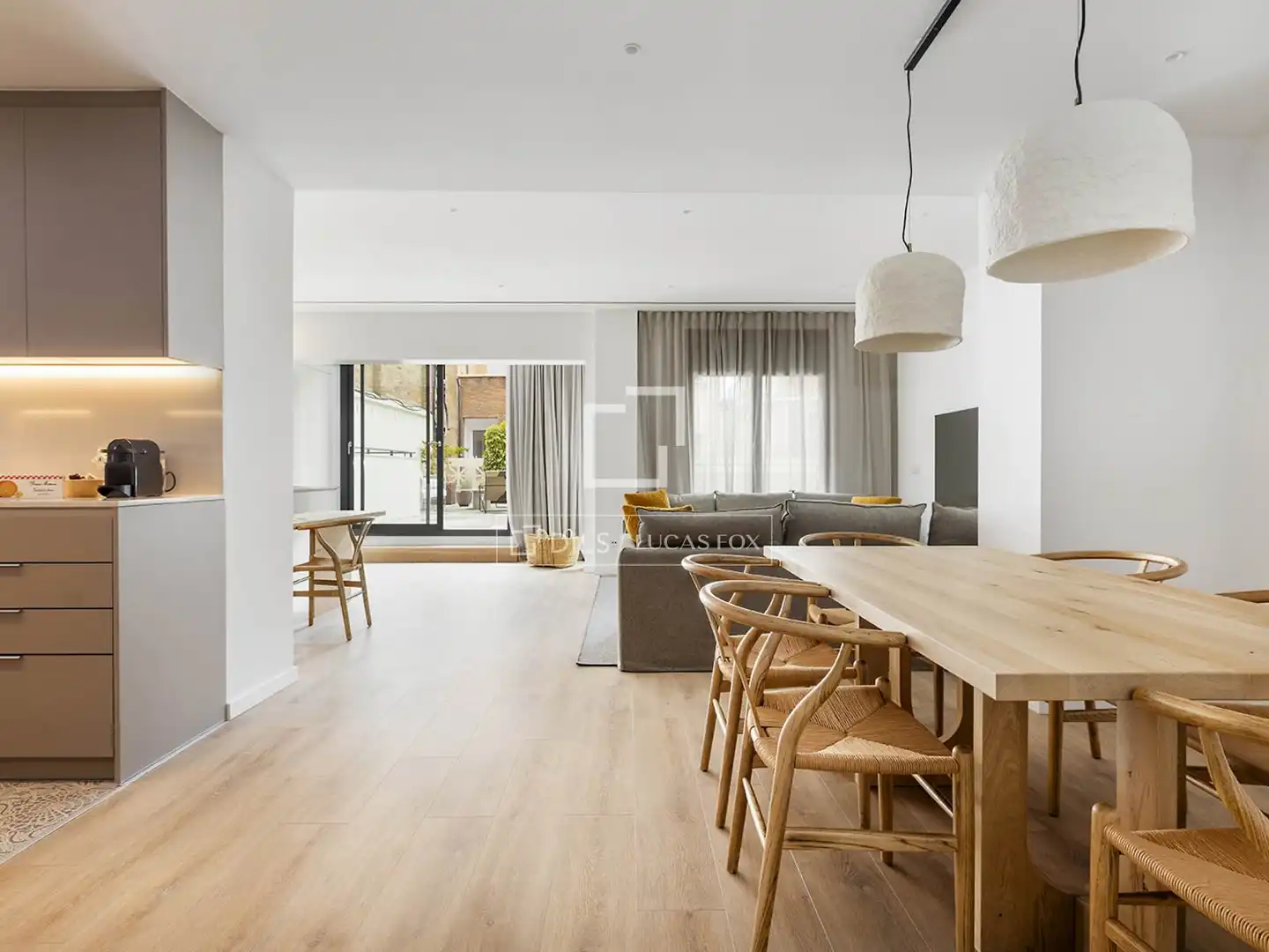Exterior view of Flat for rent in Barcelona  with Air Conditioner, Heating and Parquet flooring