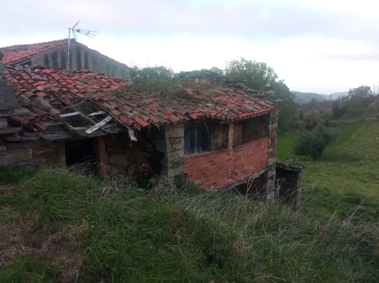 Vista exterior de Finca rústica en venda en Cudillero amb Jardí privat