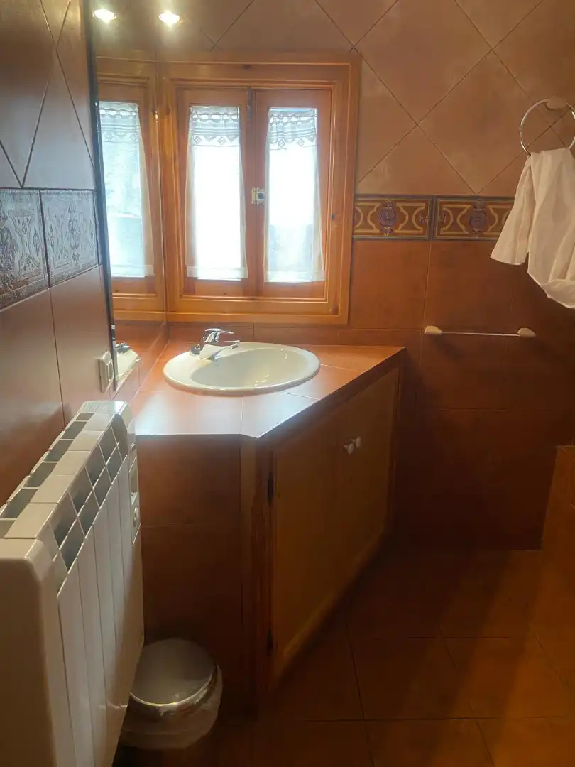Bathroom of Flat for rent in Camprodon  with Terrace, Furnished and Washing machine