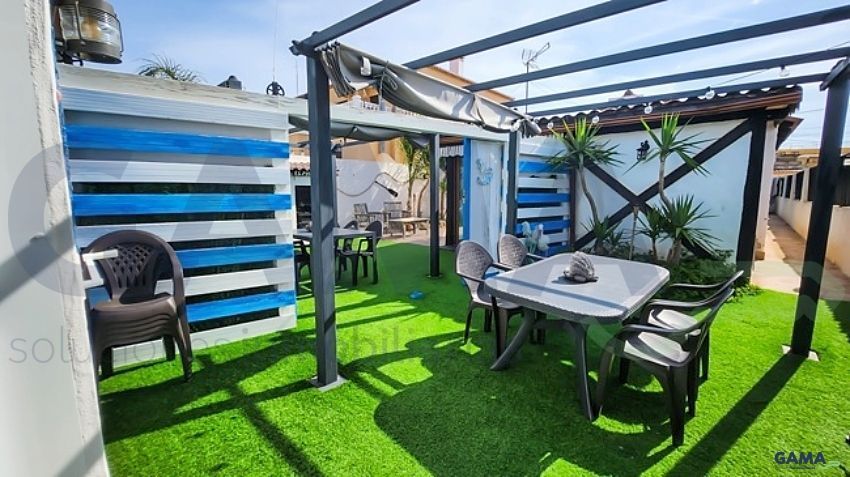 Terrace of House or chalet for sale in Cullera  with Air Conditioner, Private garden and Terrace