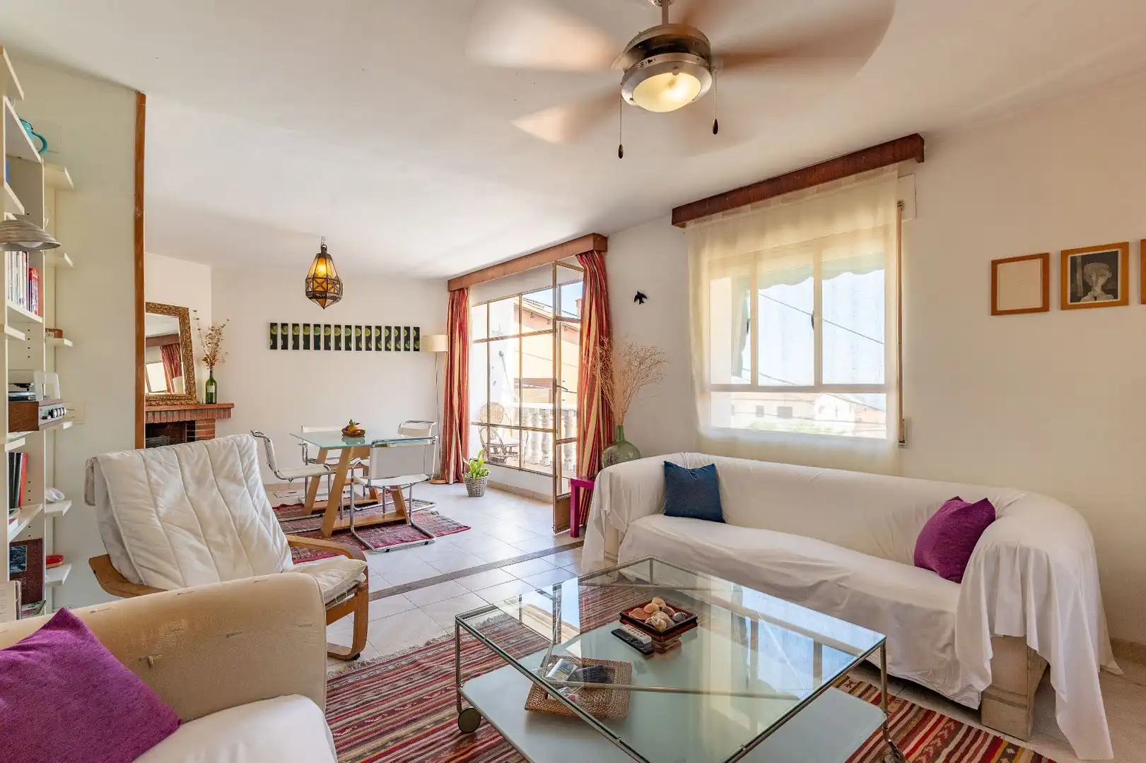 Living room of Houses for sale in Talaveruela de la Vera  with Private garden, Terrace and Storage room