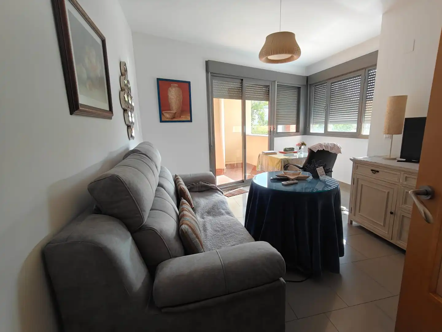 Living room of Flat for rent in Zafra  with Air Conditioner, Heating and Storage room
