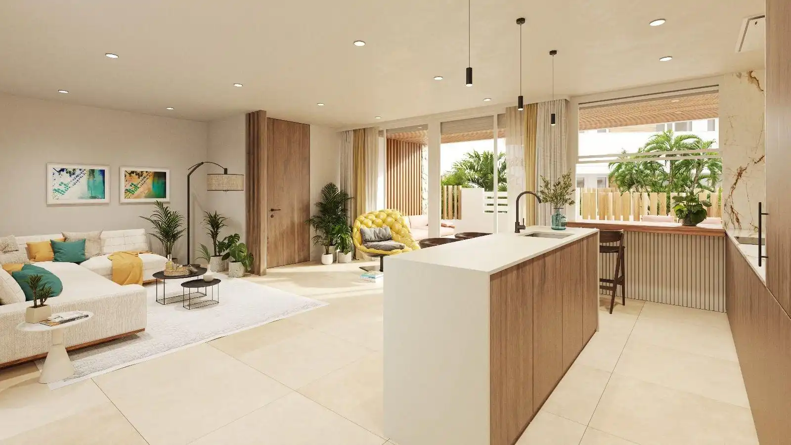 Cocina de Apartamento en venta en Pulpí con Jardín privado, Terraza y Balcón