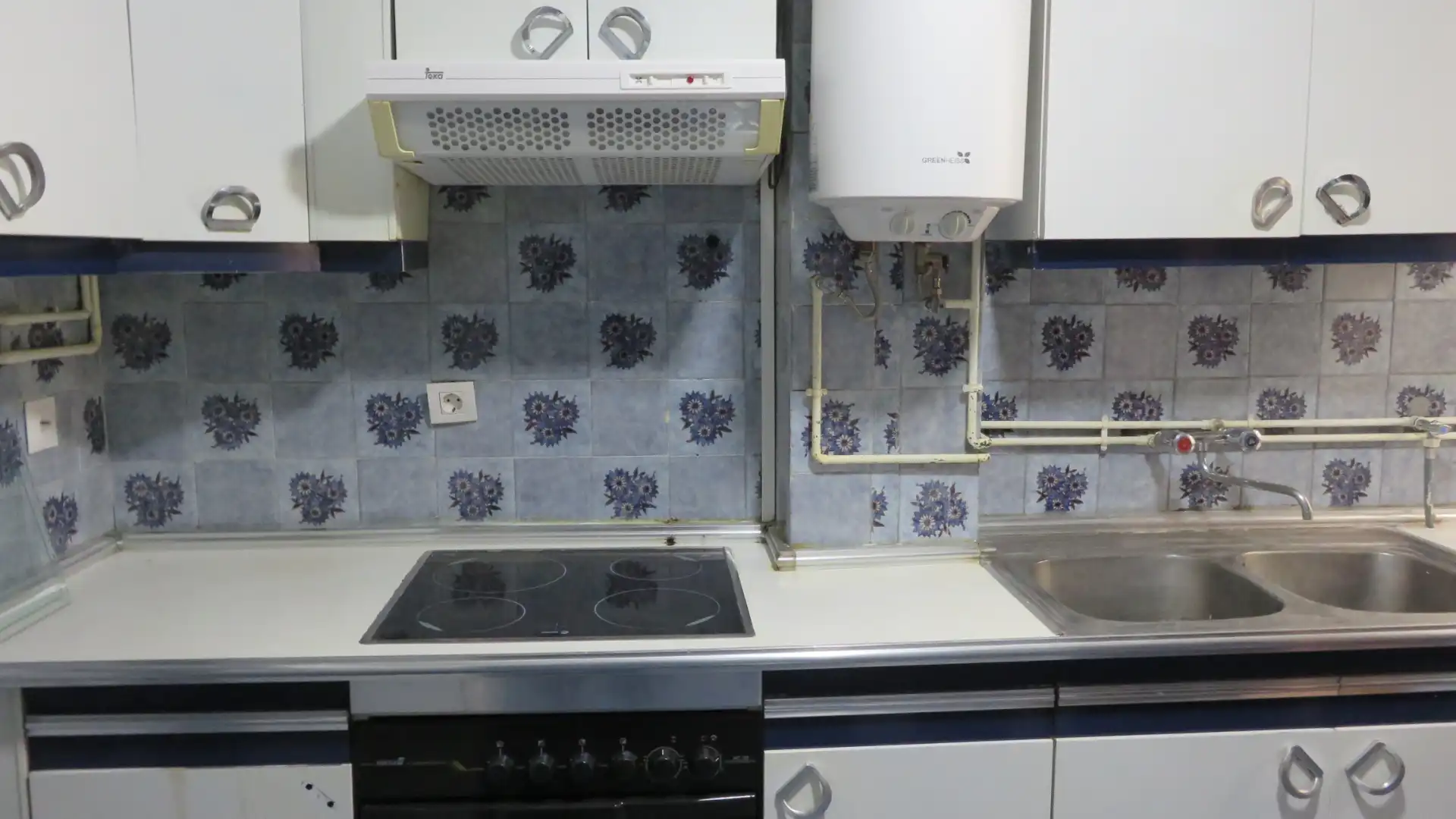 Cocina de Piso de alquiler en Zaragoza con Calefacción, Horno y Lavadora