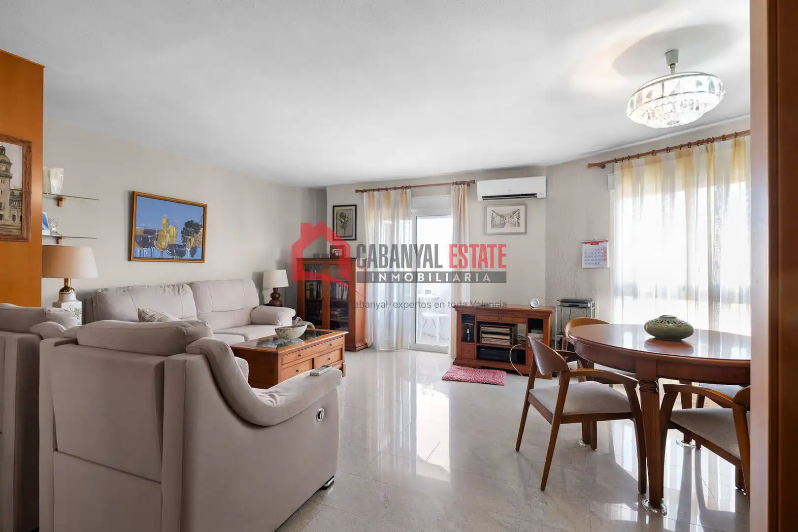 Sala d'estar de Apartament en venda en Valencia amb Aire condicionat i Balcó