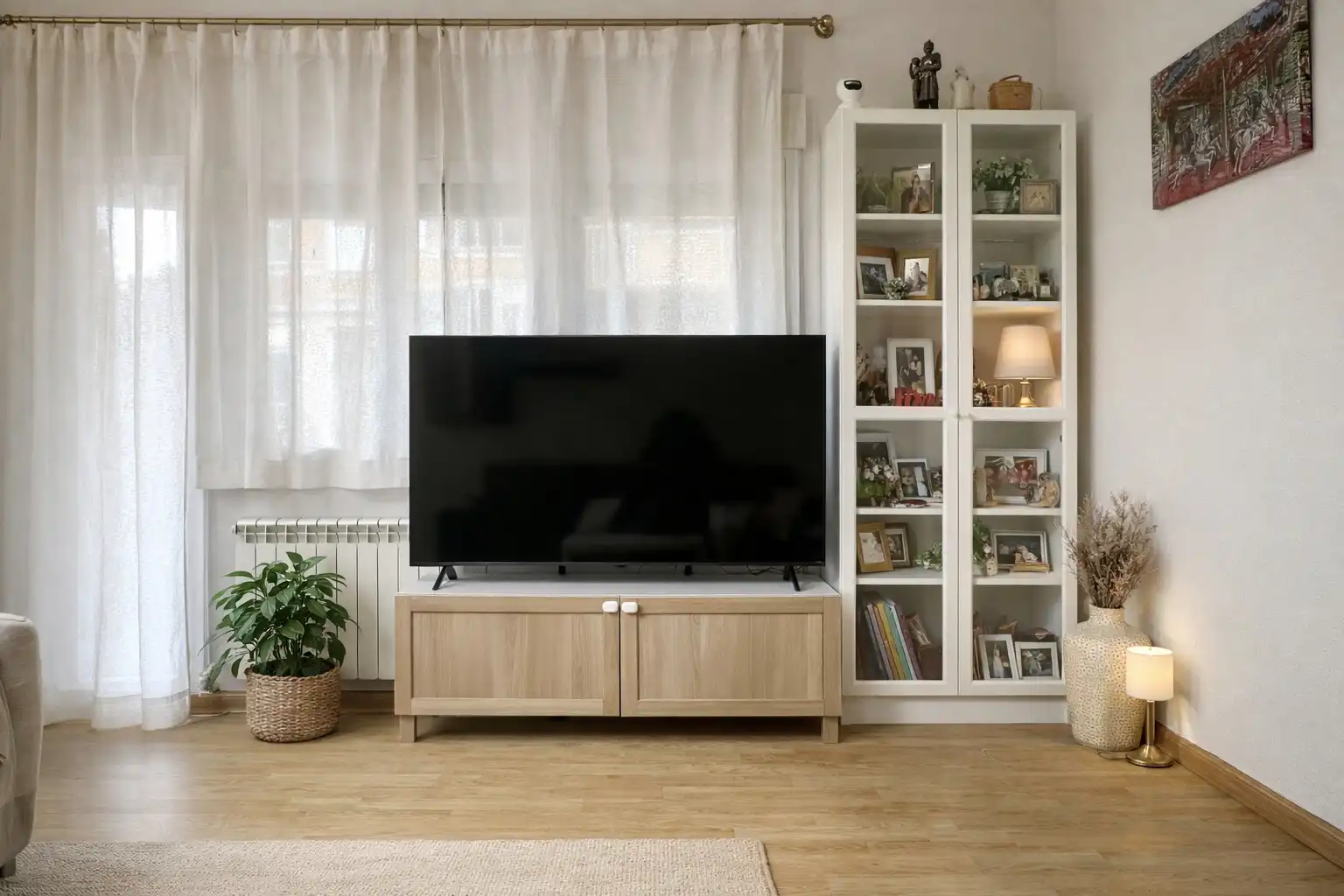 Wohnzimmer von Wohnung zum Verkauf in Hoyo de Manzanares mit Abstellraum, Balkon und Gemeinschaftspool