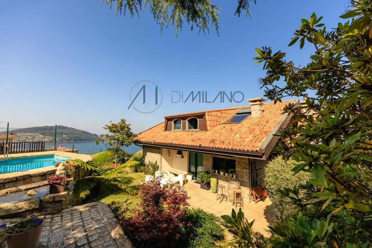 Vista exterior de Casa o chalet en venta en Nigrán con Calefacción, Jardín privado y Parquet