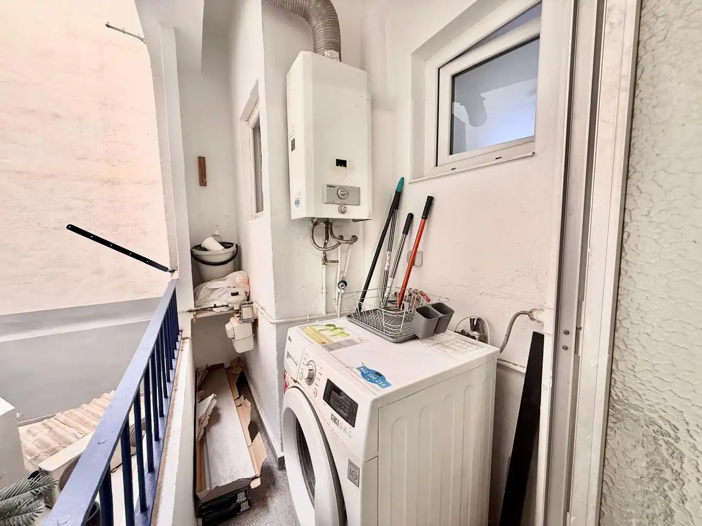 Terrassa de Apartament de lloguer en Alicante / Alacant amb Aire condicionat, Moblat i Balcó
