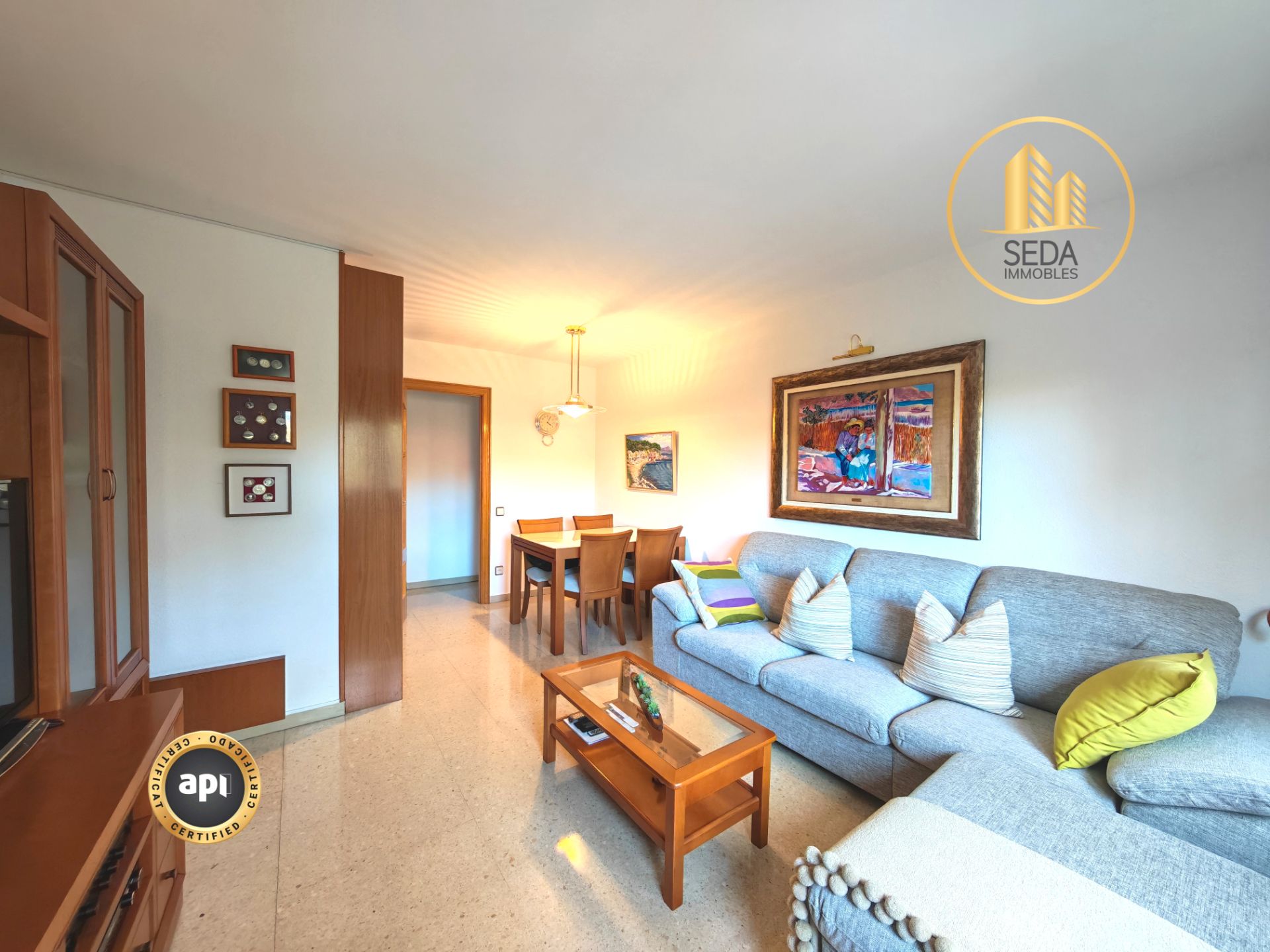 Living room of Flat for sale in Terrassa  with Heating