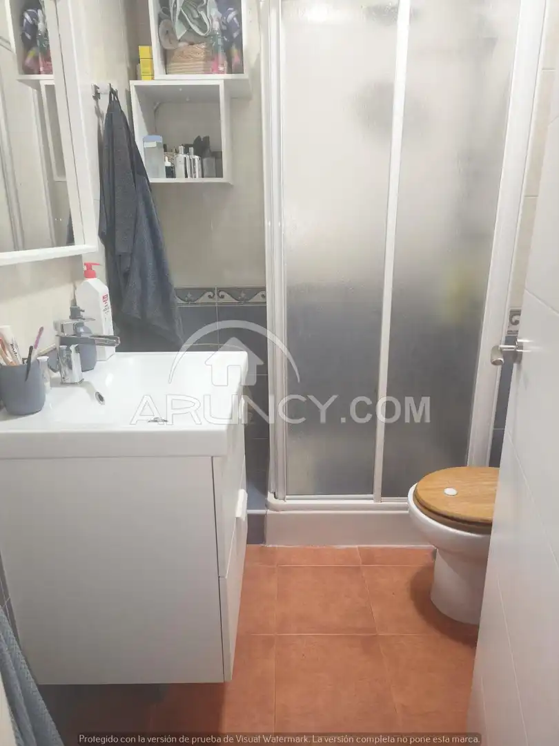 Badezimmer von Wohnung zur Miete in Alcalá de Guadaira mit Klimaanlage, Terrasse und Balkon