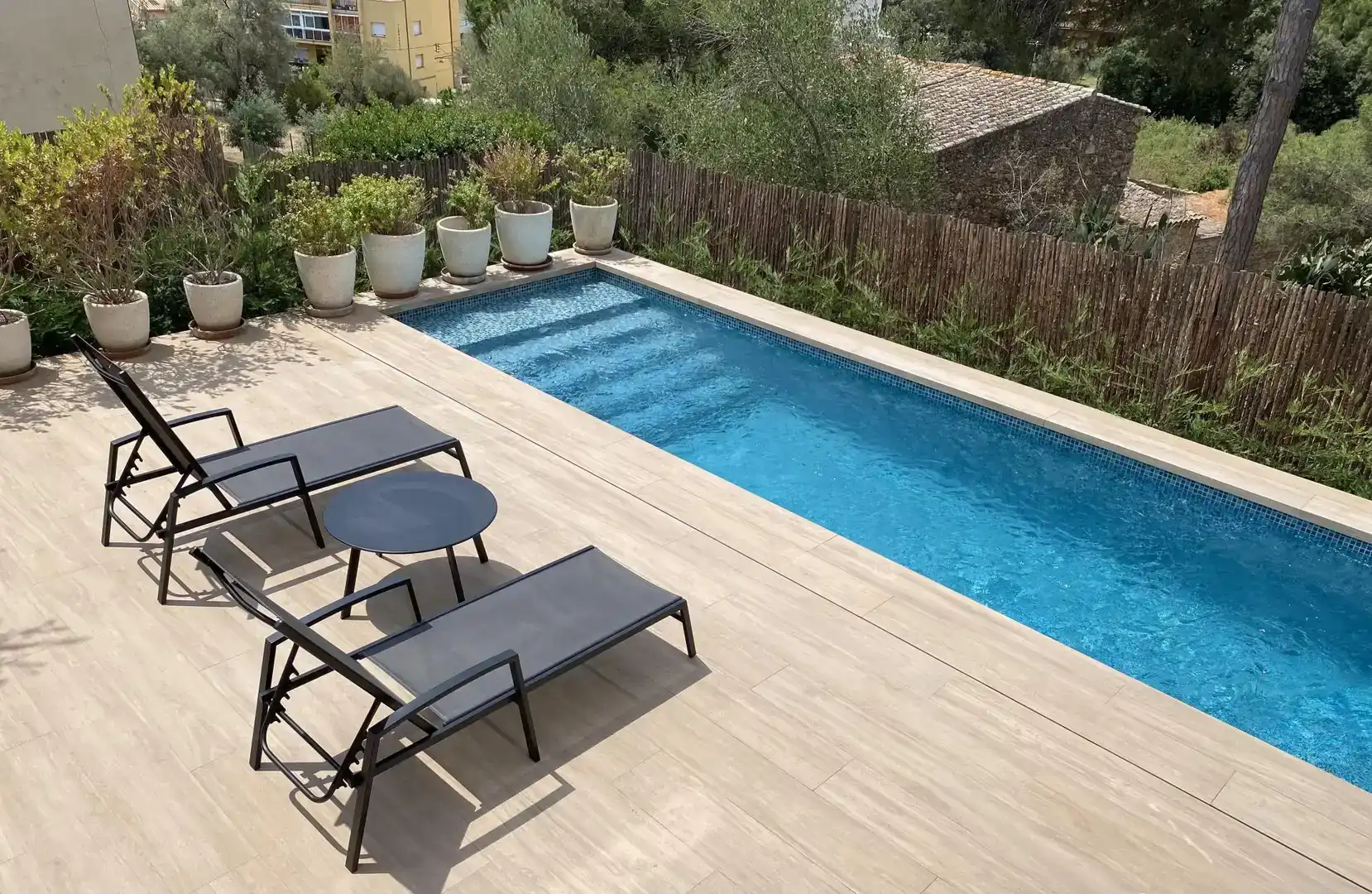Piscina de Casa o chalet de alquiler en Castell d'Aro, Platja d'Aro i s'Agaró con Aire acondicionado, Jardín privado y Parquet