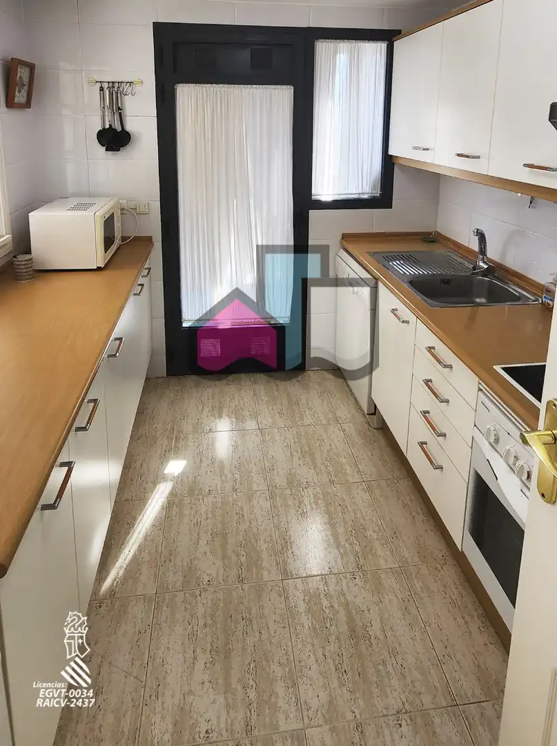Cocina de Apartamento en venta en Cullera con Aire acondicionado, Terraza y Amueblado