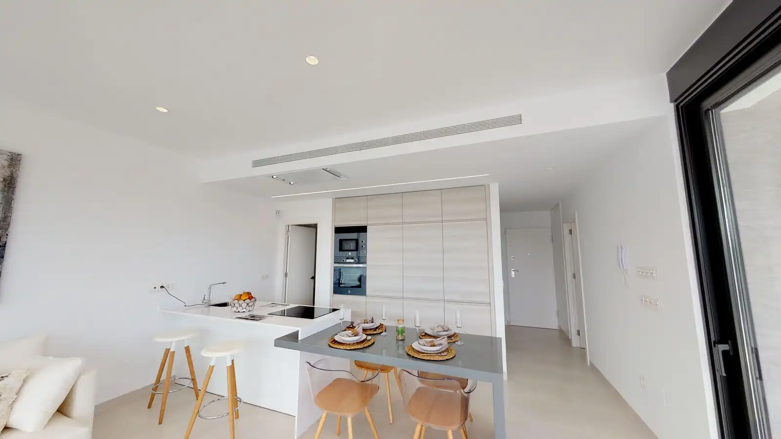 Cuina de Casa o xalet en venda en San Pedro del Pinatar amb Jardí privat, Terrassa i Piscina