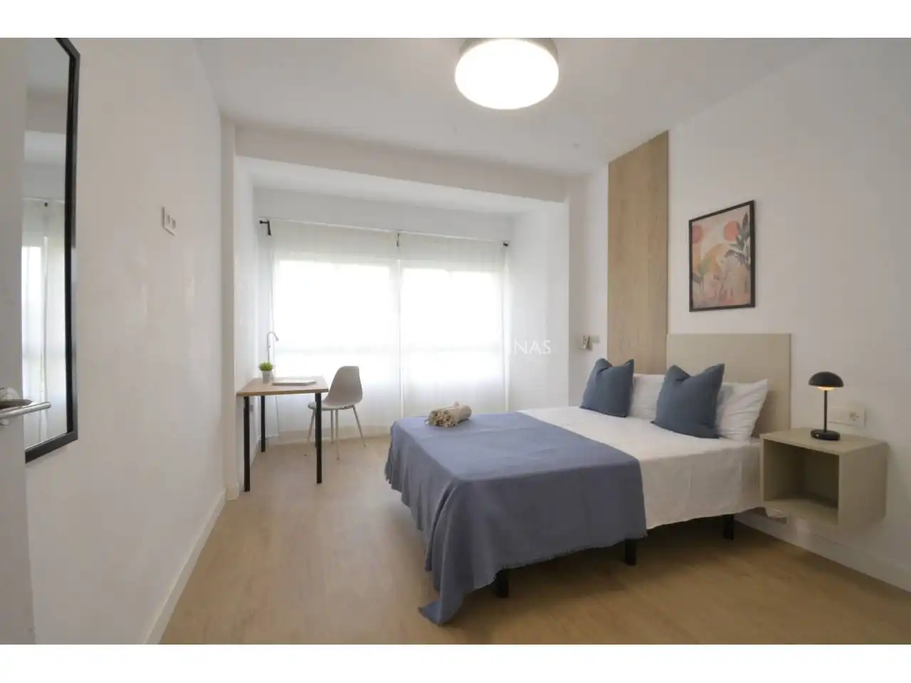 Schlafzimmer von Wohnung zur Miete in San Vicente del Raspeig / Sant Vicent del Raspeig mit Möbliert und Balkon