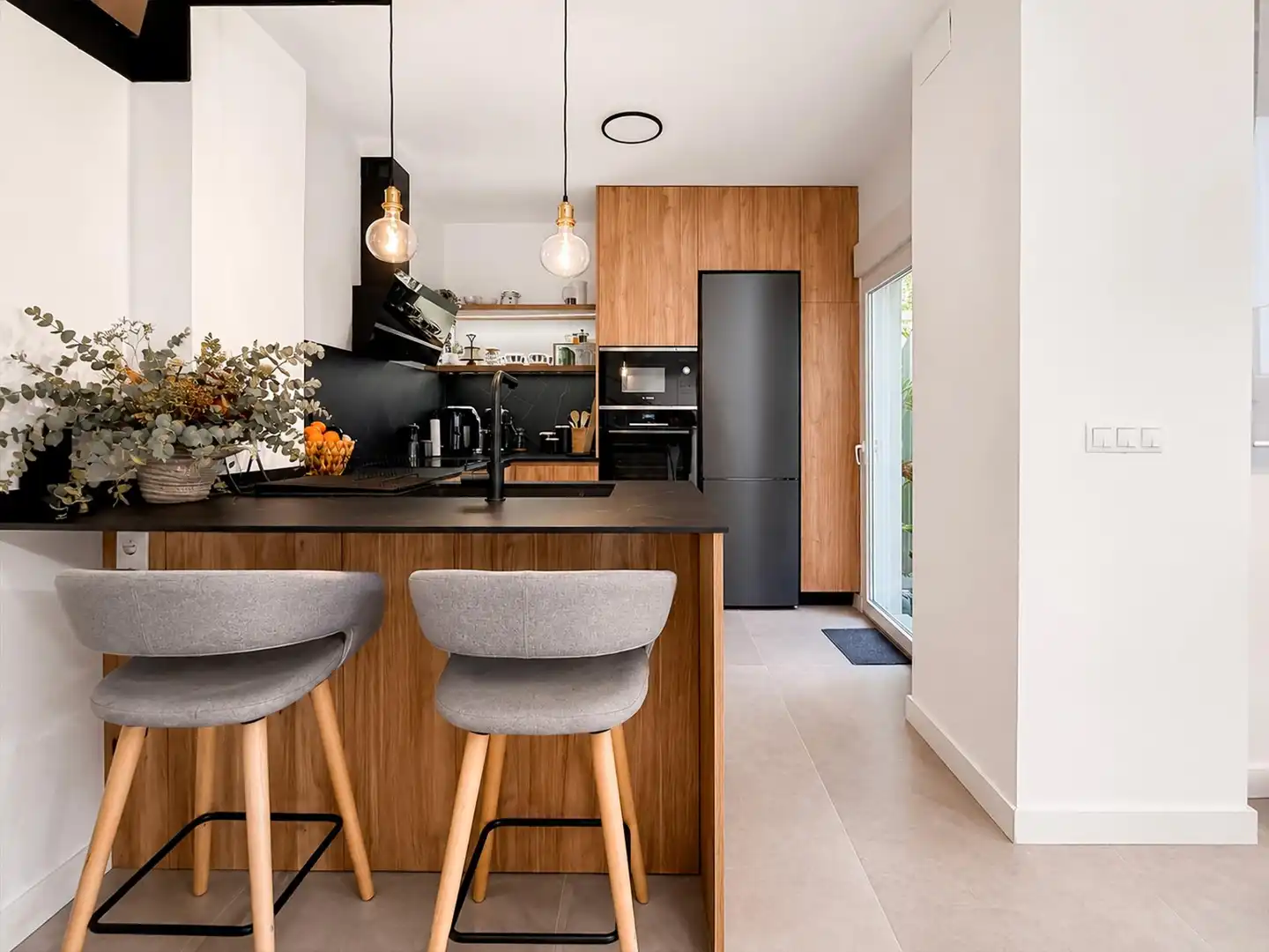 Cocina de Casa o chalet de alquiler en Massamagrell con Aire acondicionado, Terraza y Amueblado