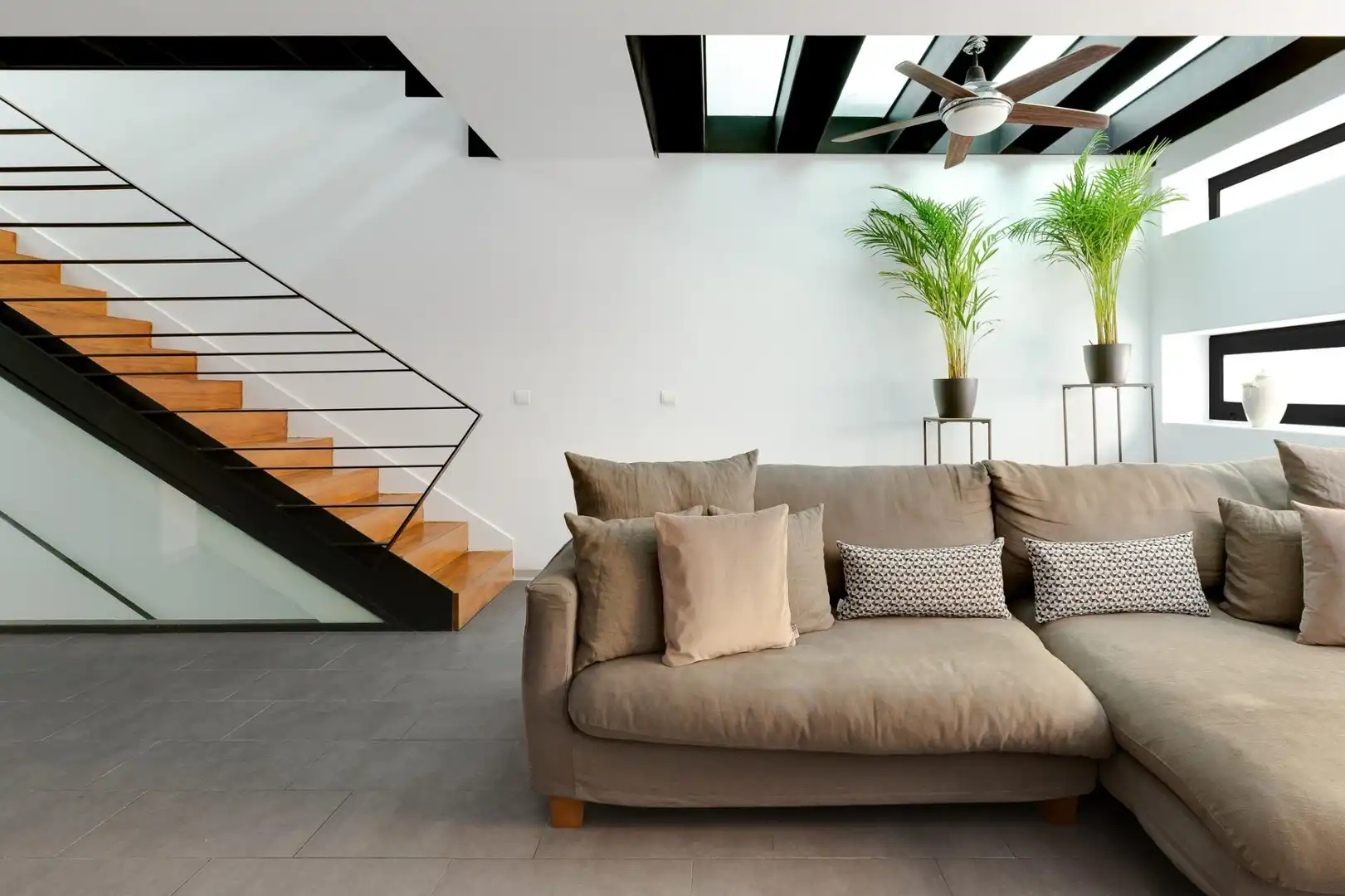 Living room of Houses for sale in Alicante / Alacant  with Air Conditioner, Terrace and Storage room