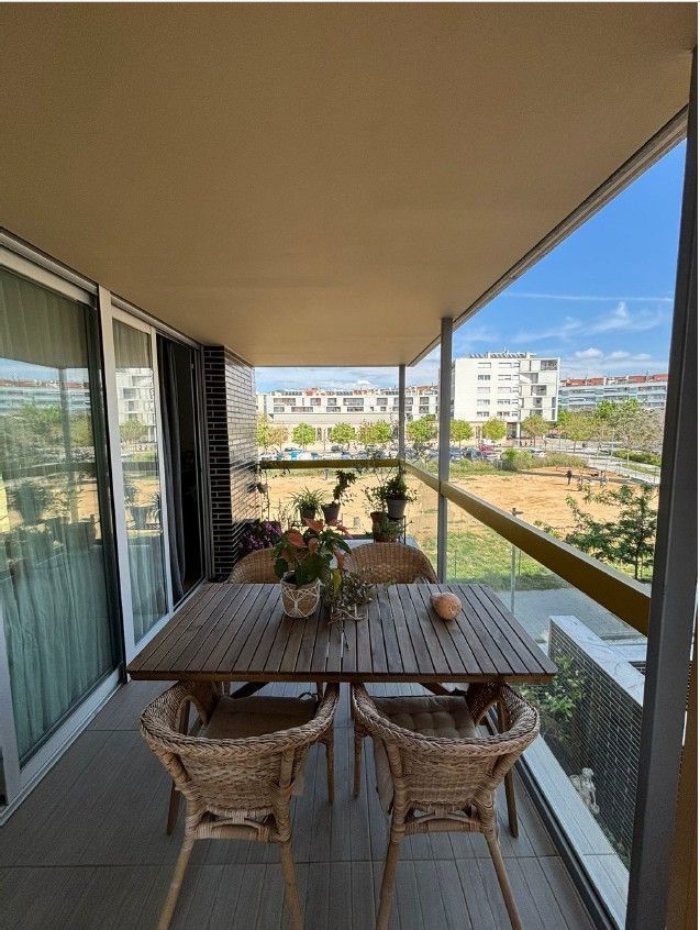 Balcony of Flat for sale in Mataró  with Air Conditioner, Heating and Terrace