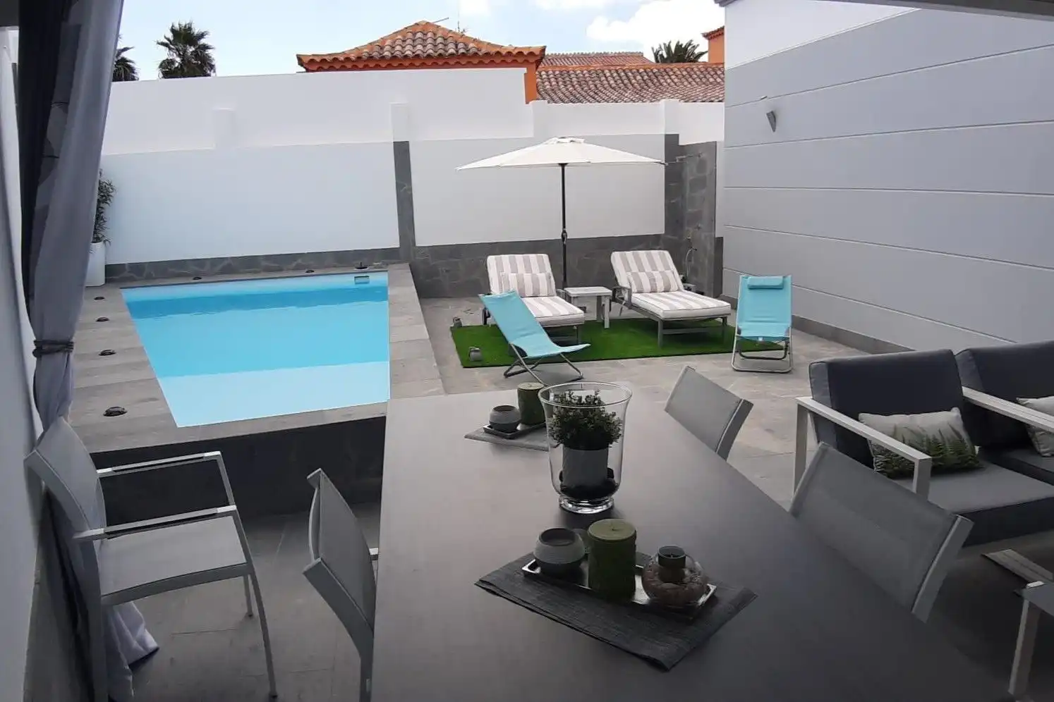 Terrassa de Casa o xalet en venda en Telde amb Aire condicionat, Calefacció i Jardí privat