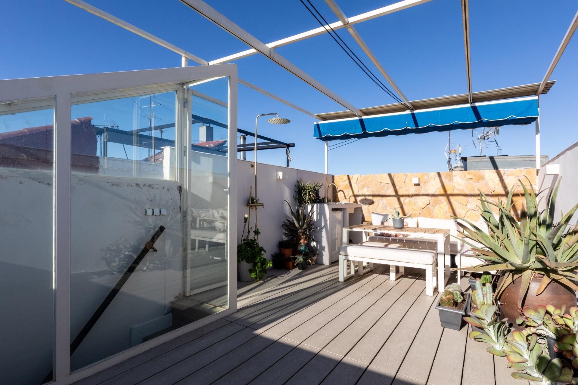 Terrace of Attic for sale in  Madrid Capital  with Air Conditioner, Heating and Terrace