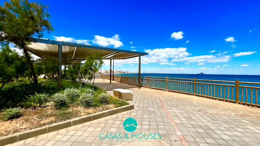 Terrace of Flat for sale in La Manga del Mar Menor  with Air Conditioner, Terrace and Furnished
