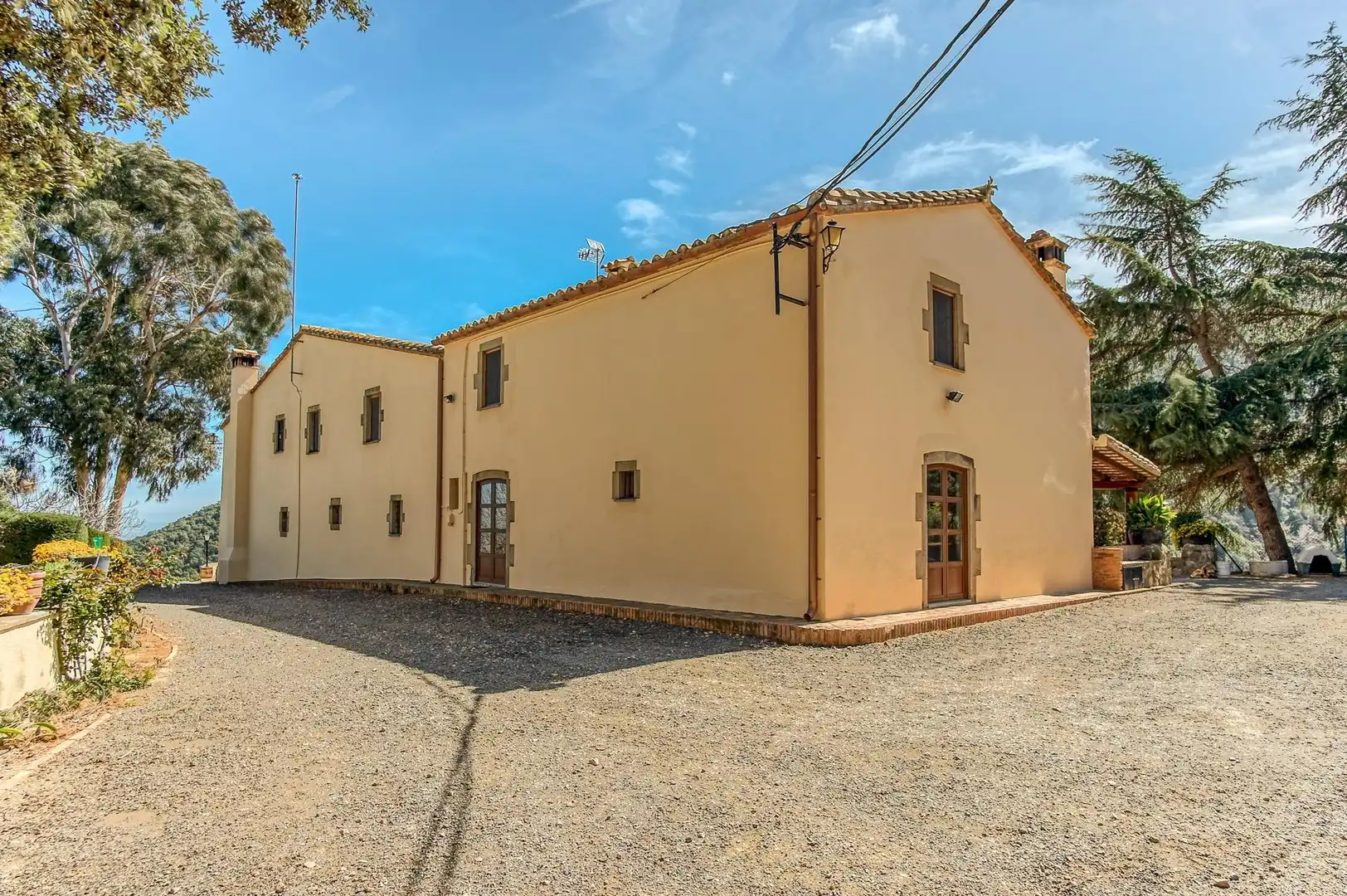Vista exterior de Finca rústica en venta en Tordera con Jardín privado