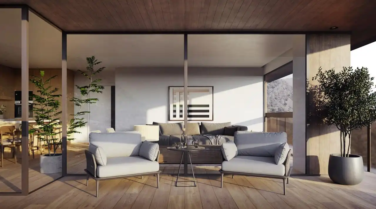 Terraza de Dúplex en venta en Escaldes – Engordany con Calefacción y Terraza