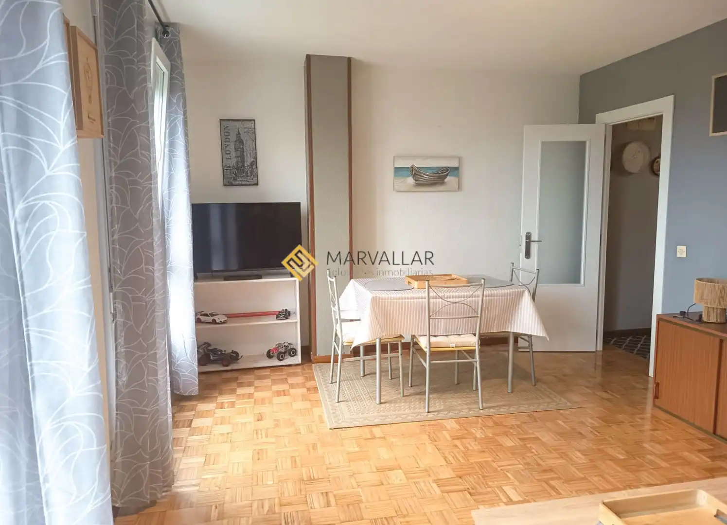 Sala de estar de Piso de alquiler en Santander con Calefacción