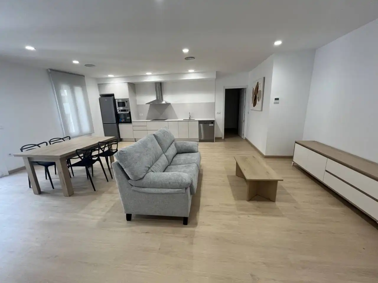 Wohnzimmer von Wohnung zur Miete in Alcañiz mit Klimaanlage, Heizung und Parkett