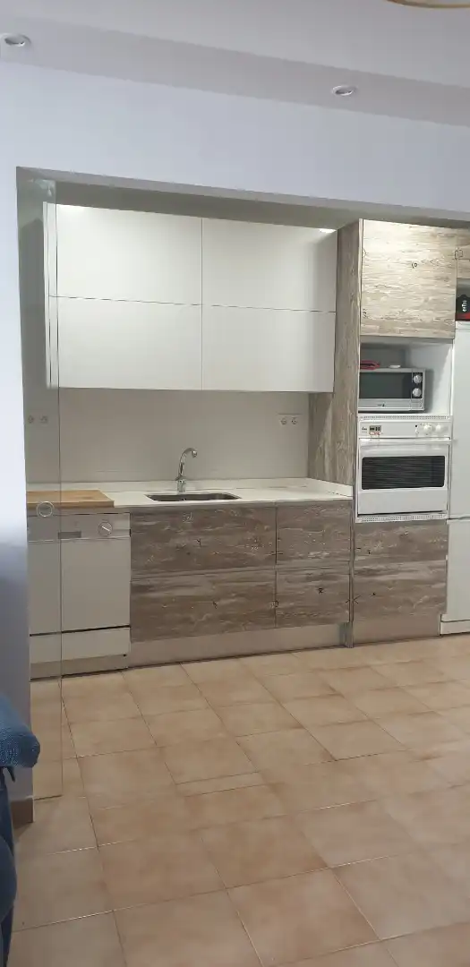 Kitchen of Flat for rent in Granada  with Air Conditioner, Heating and Furnished