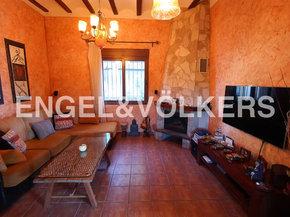 Sala d'estar de Casa o xalet en venda en Xàtiva amb Aire condicionat, Calefacció i Jardí privat