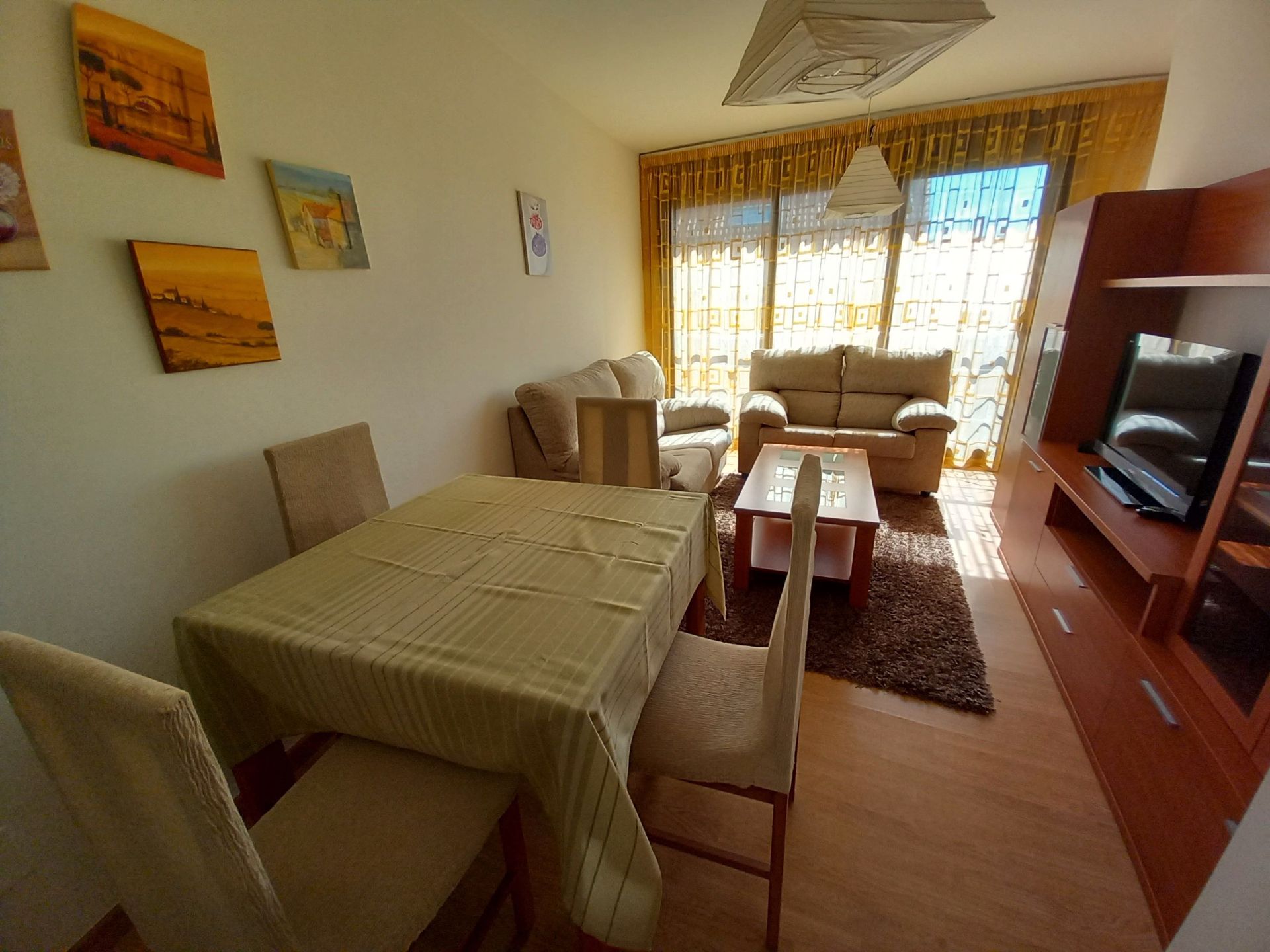 Living room of Flat for sale in Ribeira  with Heating, Storage room and Furnished