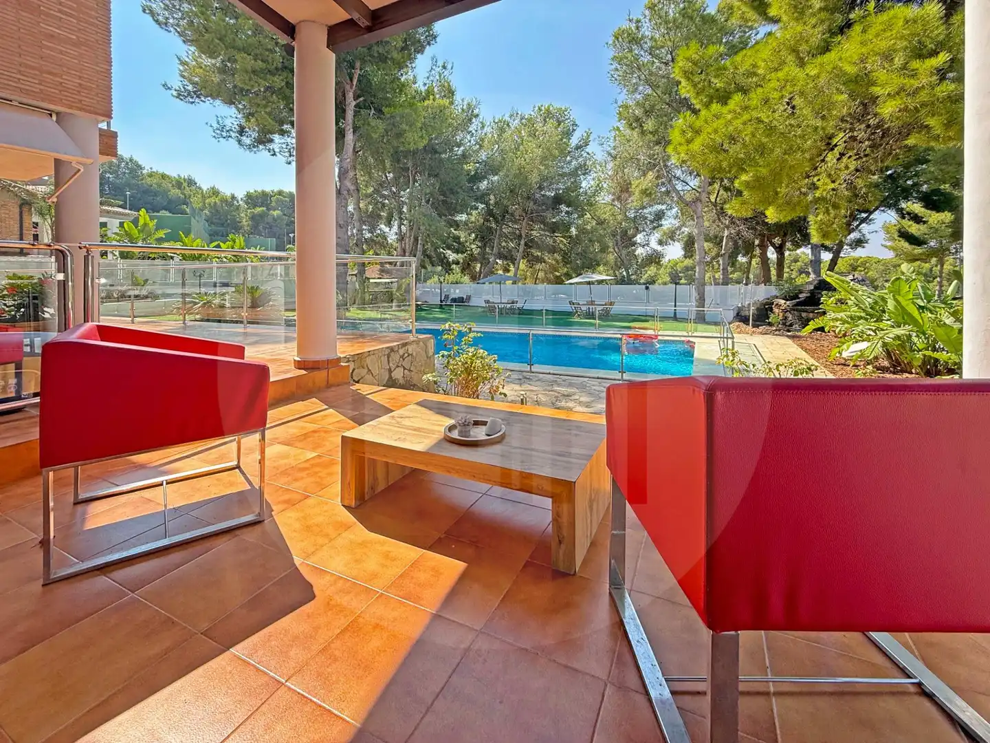 Terrasse von Haus oder Chalet zur Miete in Puçol mit Klimaanlage, Heizung und Privatgarten