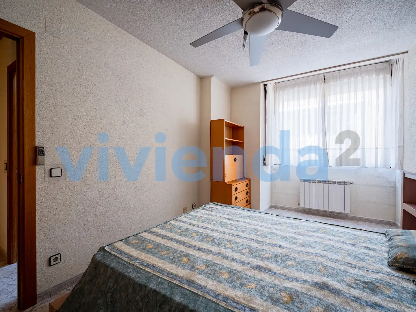 Bedroom of Flat for sale in  Madrid Capital  with Heating and Storage room