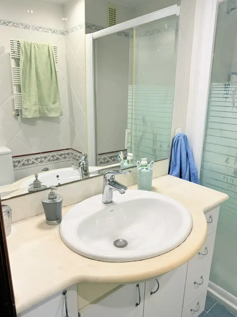 Baño de Planta baja en venta en Badalona con Aire acondicionado, Calefacción y Jardín privado