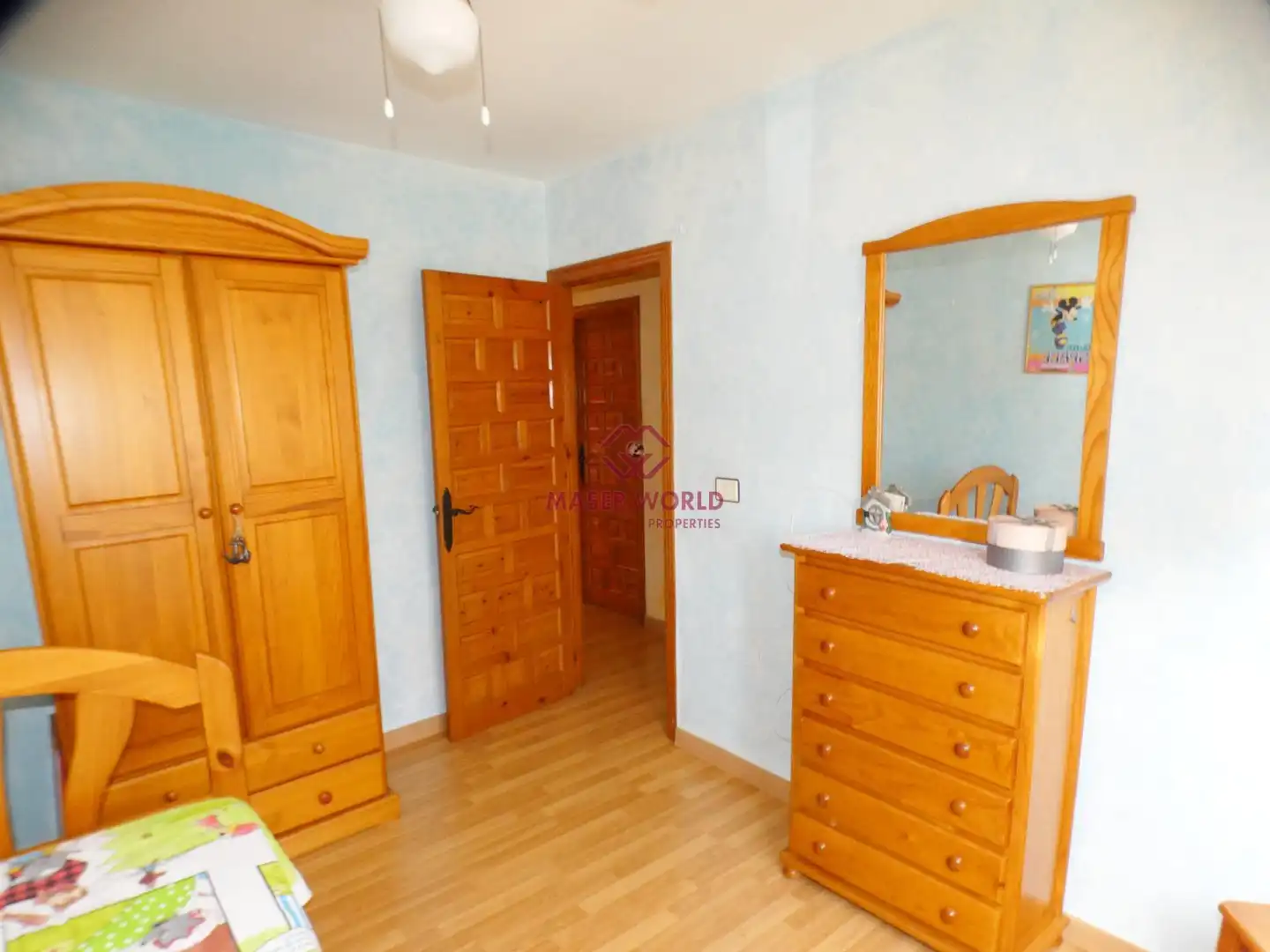 Habitación de Apartamento en venta en Mazarrón con Aire acondicionado, Parquet y Amueblado