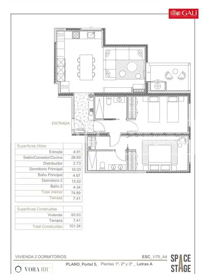 Piso con terraza en venta en Camí Pont del Tarter, imagen 17