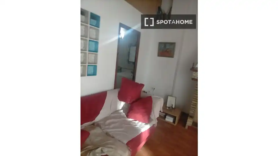 Living room of Flat for share in Godella  with Air Conditioner, Heating and Furnished