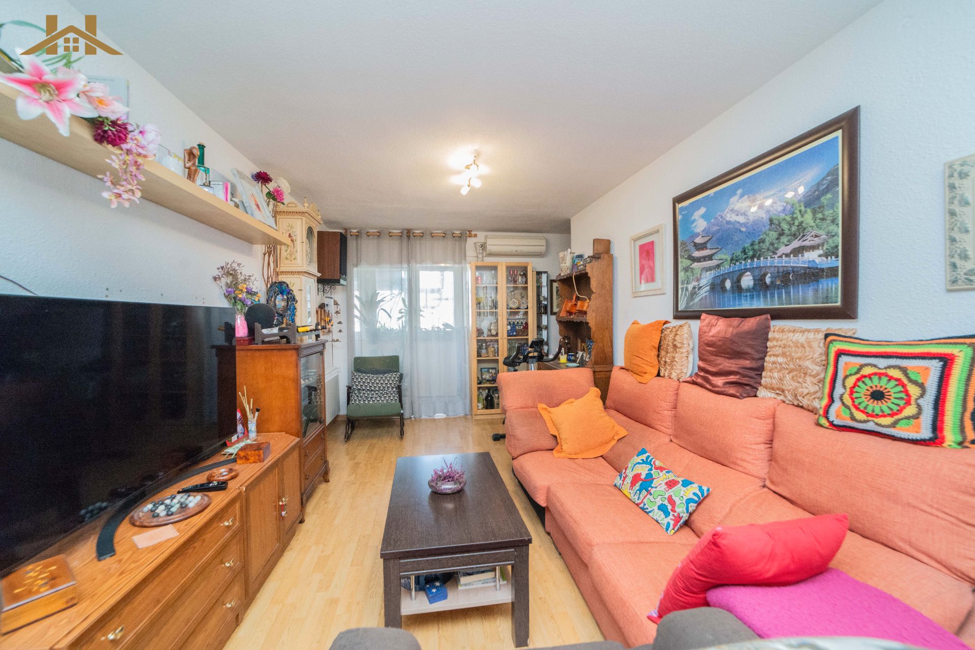 Living room of Flat for sale in Fuenlabrada  with Air Conditioner, Heating and Terrace