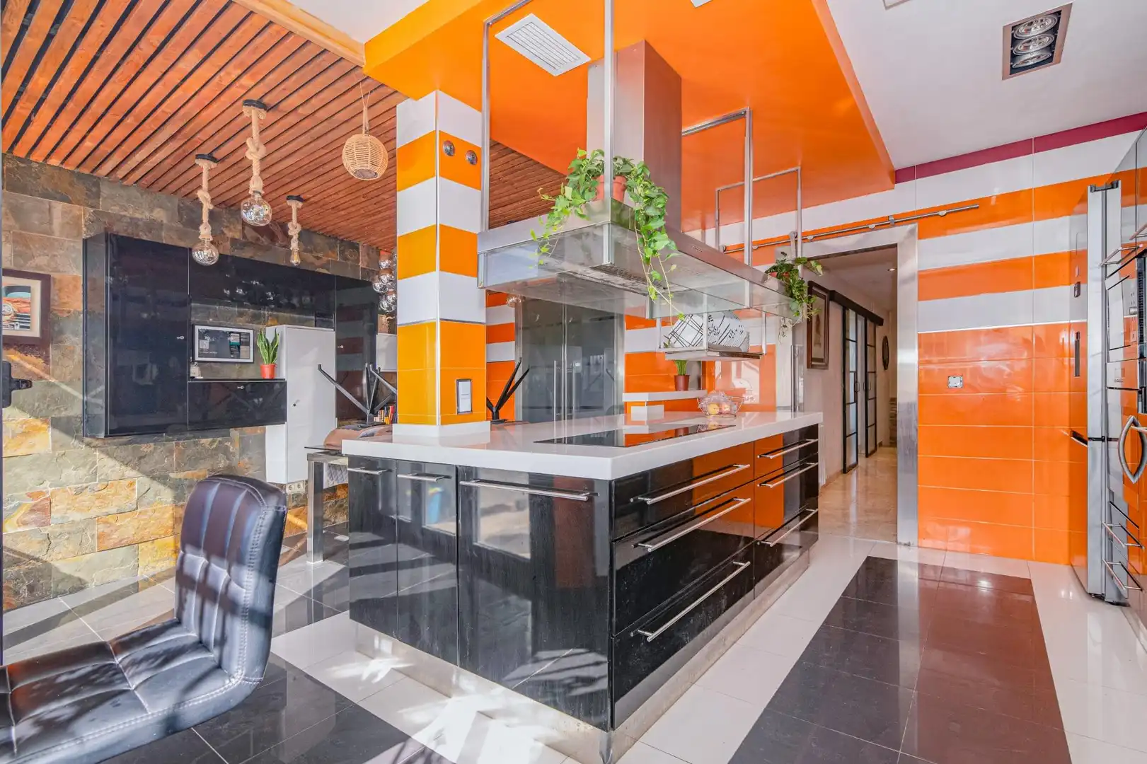 Cocina de Casa adosada en venta en Armilla con Aire acondicionado, Calefacción y Terraza