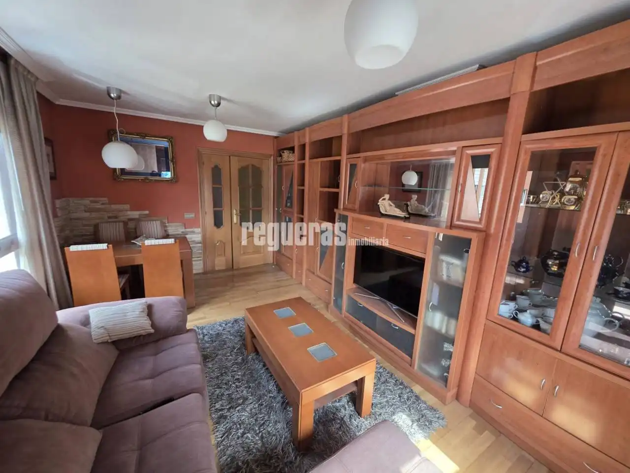 Living room of Flat for sale in Corvera de Asturias  with Heating, Storage room and Furnished