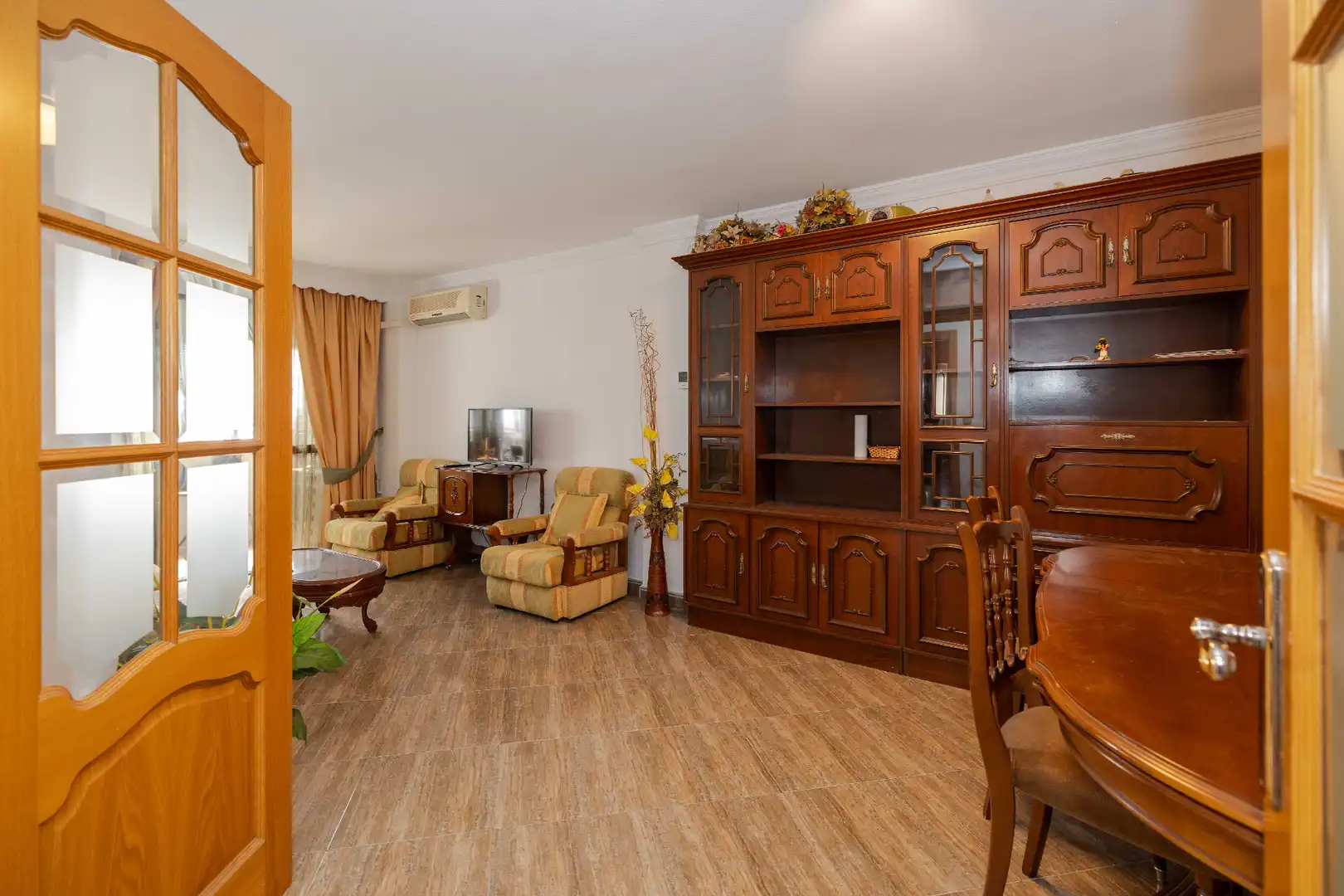 Sala d'estar de Pis en venda en Málaga Capital amb Aire condicionat, Calefacció i Moblat