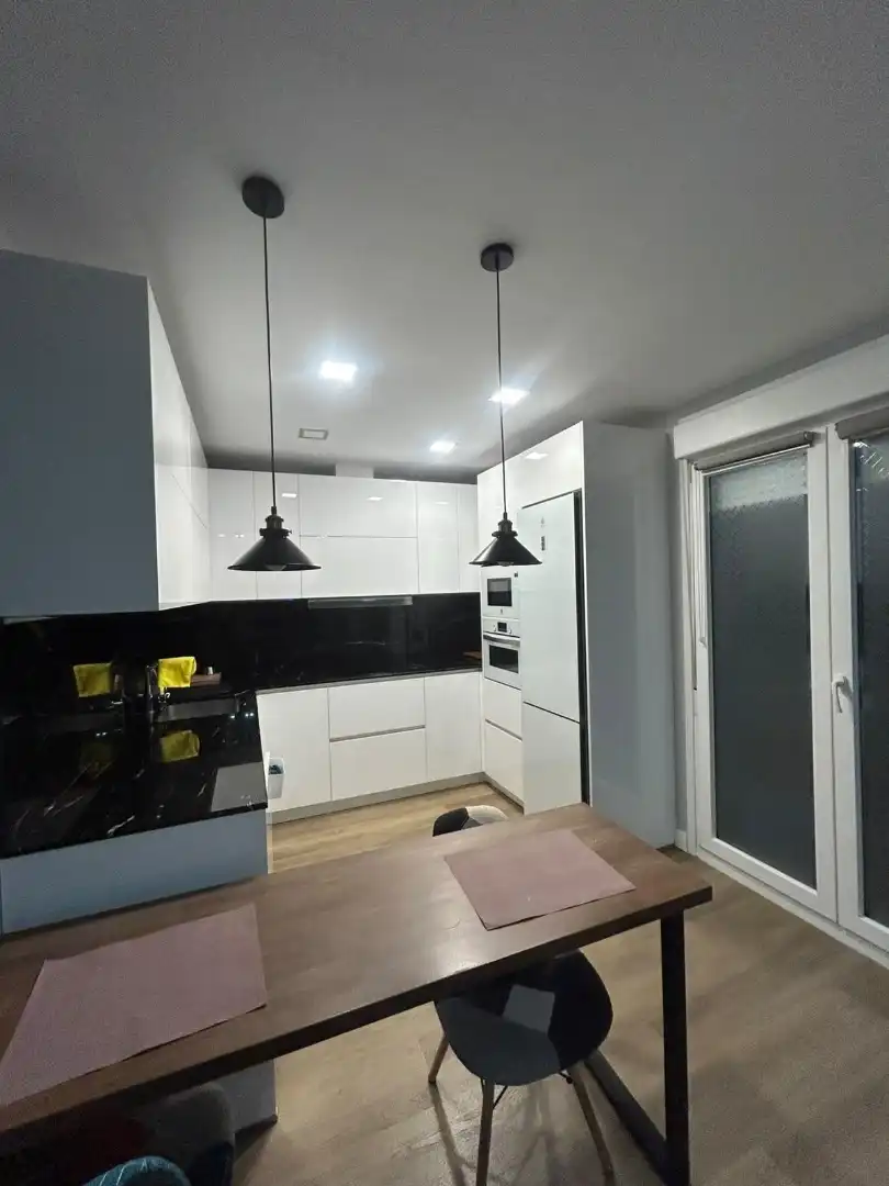 Kitchen of Apartments for rent in  Logroño  with Air Conditioner, Parquet flooring and Terrace