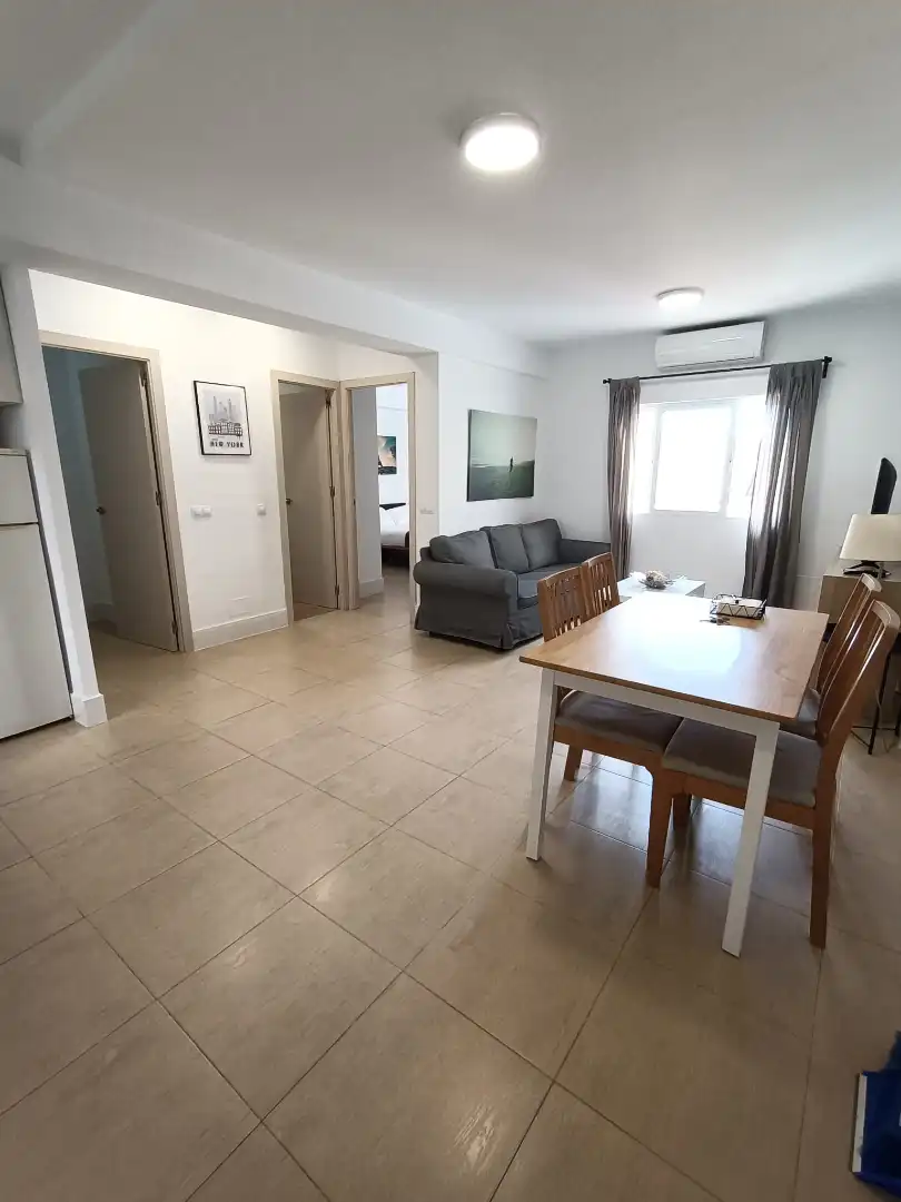 Sala d'estar de Pis en venda en Málaga amb Aire condicionat i Moblat