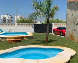 Swimming pool of House or chalet to rent in Oliva  with Air Conditioner, Terrace and Swimming Pool