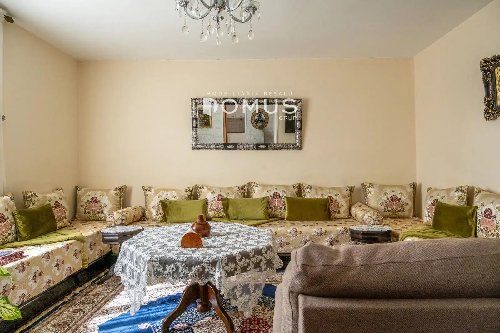 Wohnzimmer von Wohnung zum Verkauf in Besalú mit Heizung und Terrasse