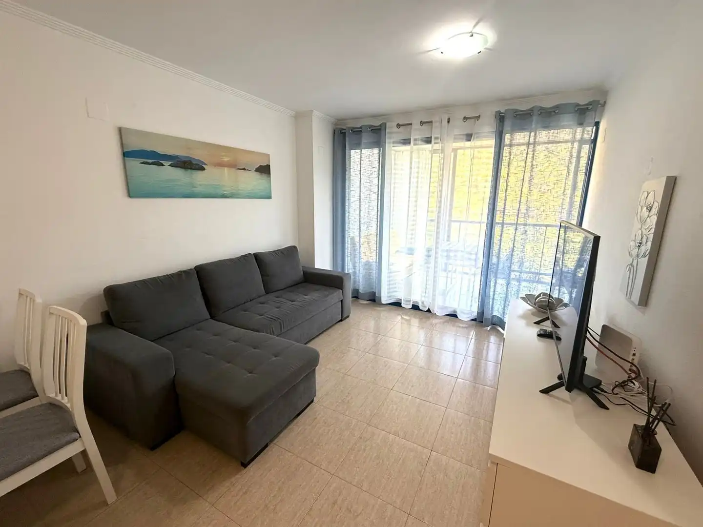 Sala de estar de Apartamento en venta en La Cala de Villajoyosa